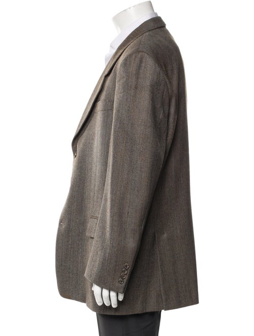 Karl Lagerfeld Wool Tweed Pattern Blazer