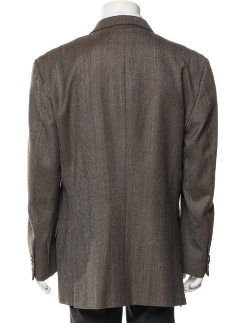 Karl Lagerfeld Wool Tweed Pattern Blazer