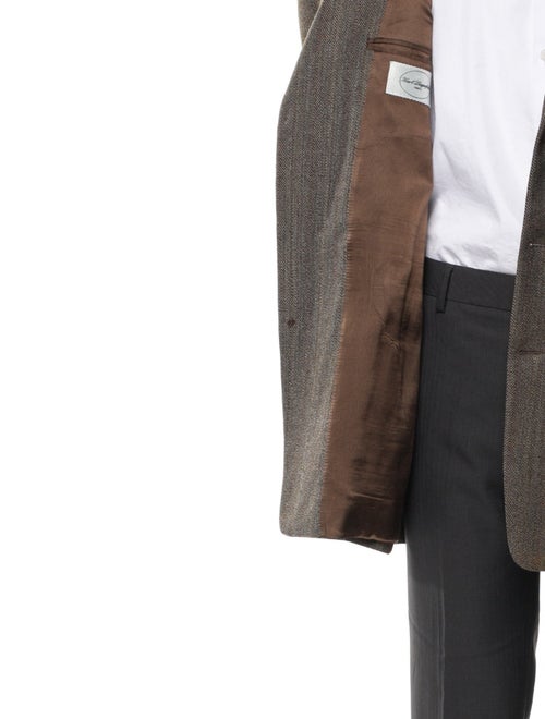 Karl Lagerfeld Wool Tweed Pattern Blazer