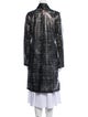 Karl Lagerfeld Houndstooth Print Coat