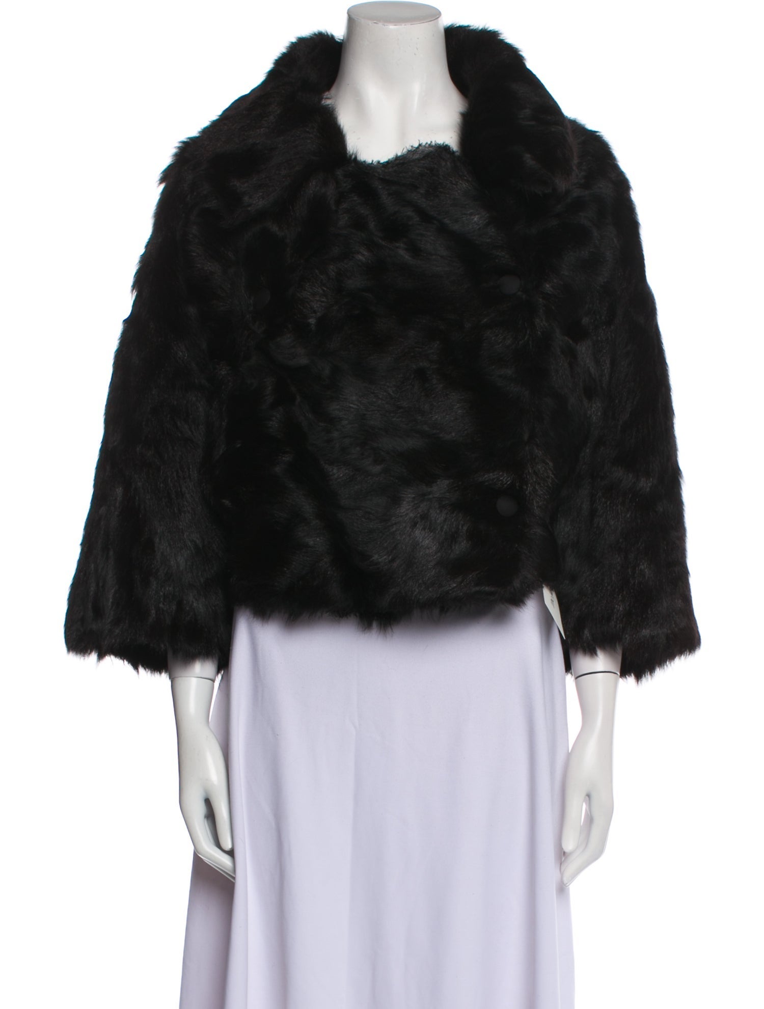Karl Lagerfeld Goat Fur Fur Jacket