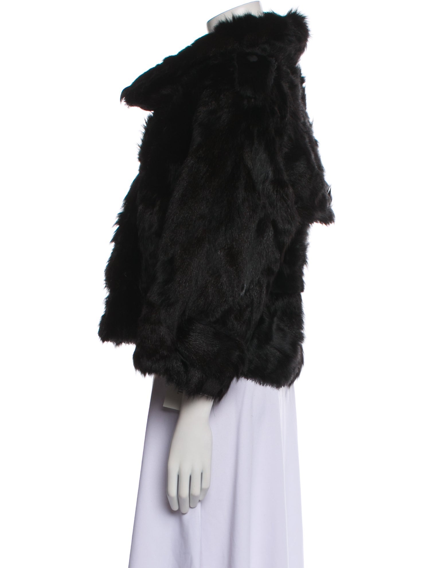 Karl Lagerfeld Goat Fur Fur Jacket