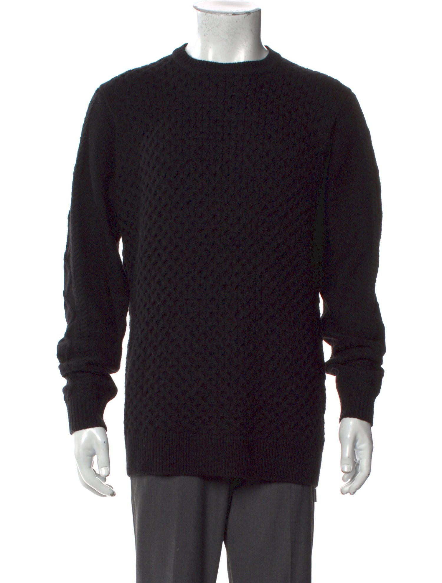 Karl Lagerfeld Crew Neck Long Sleeve Pullover