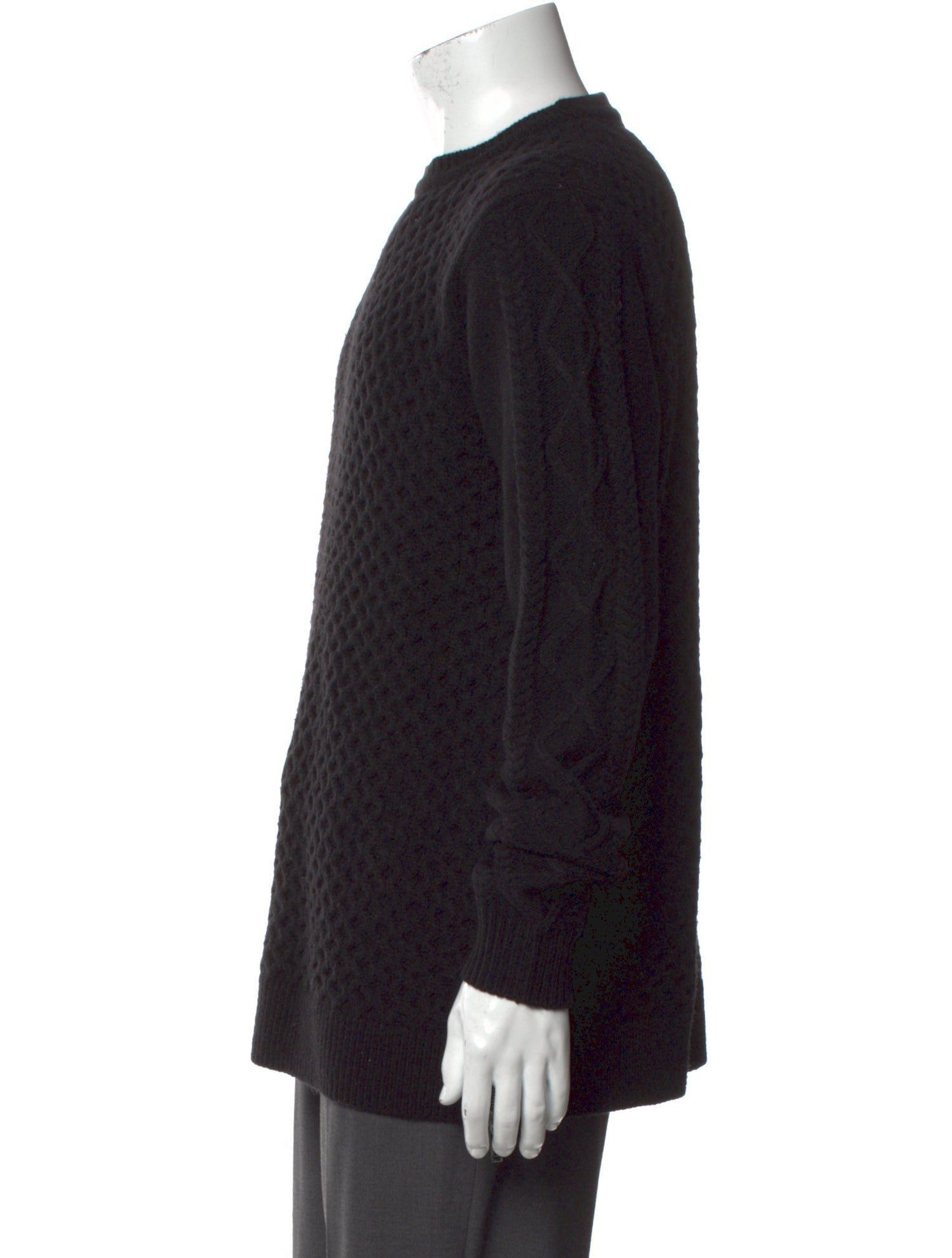 Karl Lagerfeld Crew Neck Long Sleeve Pullover