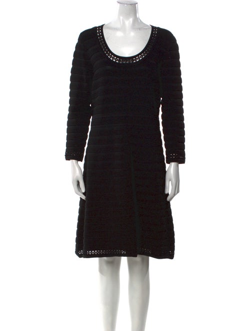 Karl Lagerfeld Scoop Neck Knee-Length Dress