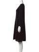 Karl Lagerfeld Scoop Neck Knee-Length Dress