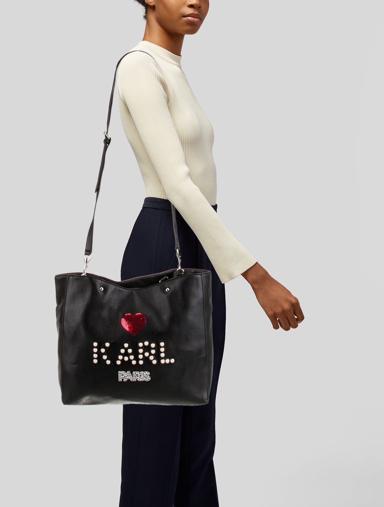 Karl Lagerfeld Leather Tote