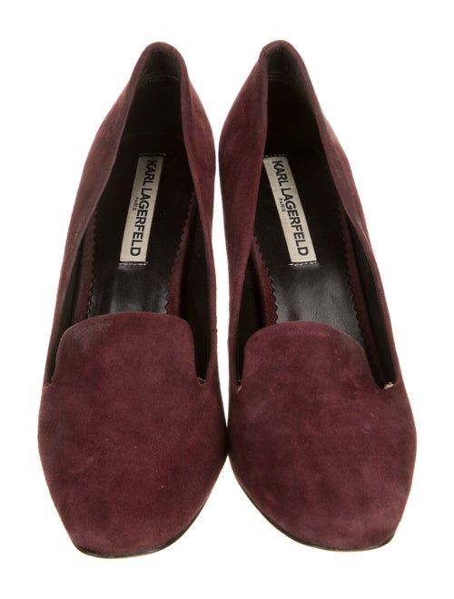 Karl Lagerfeld Suede Pumps