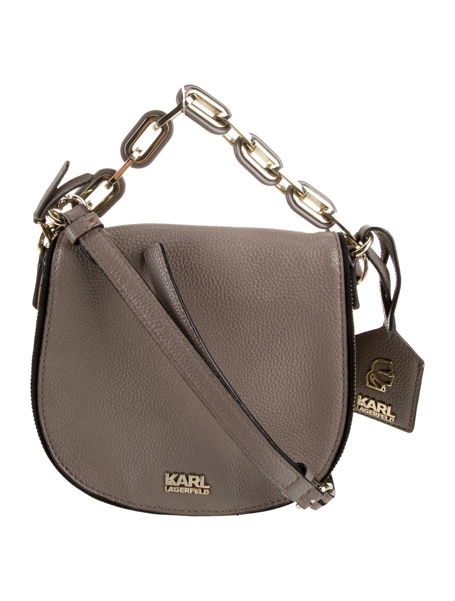 Karl Lagerfeld Leather Crossbody Bag