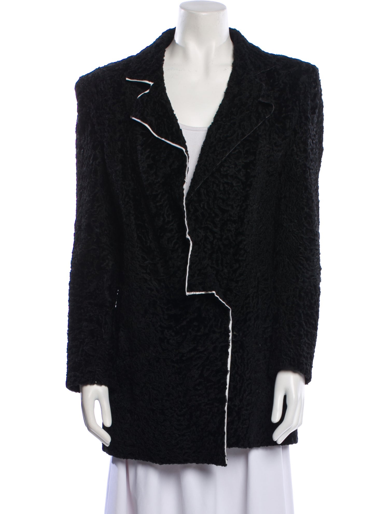 Karl Lagerfeld Vintage 1980's Fur Coat