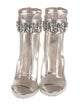 Karl Lagerfeld PVC Printed Lace-Up Boots