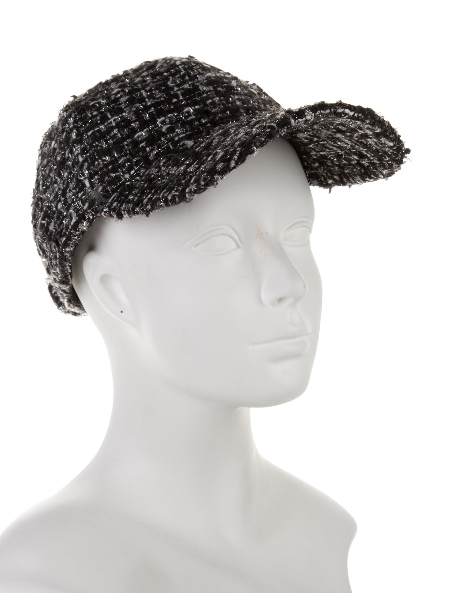 Karl Lagerfeld Tweed Pins Cap w/ Tags