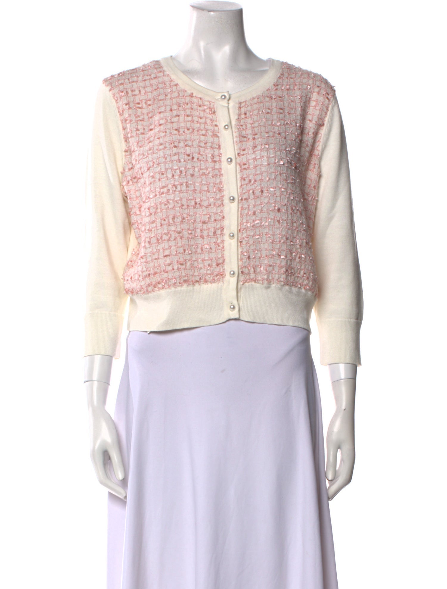 Karl Lagerfeld Printed Crew Neck Sweater