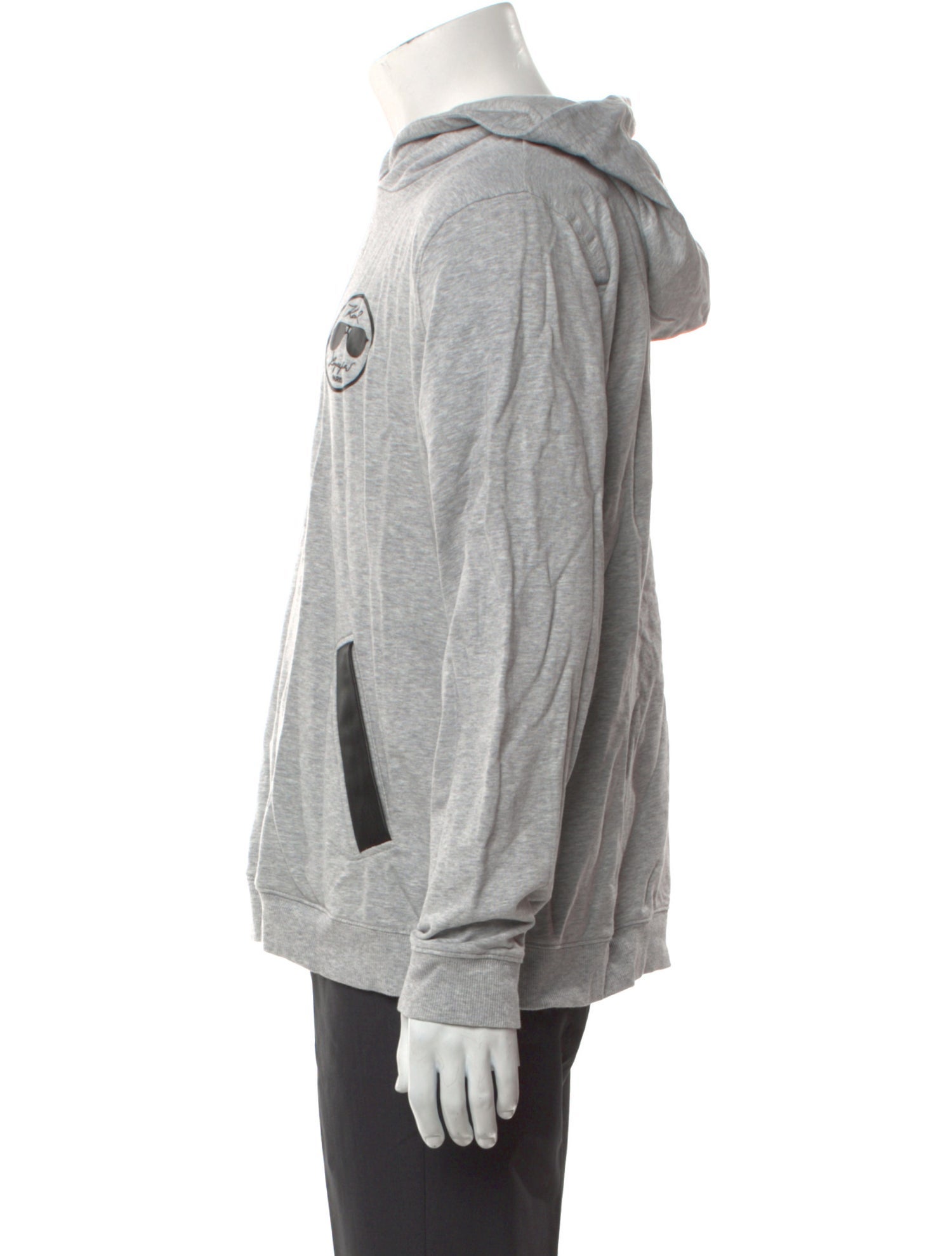 Karl Lagerfeld Crew Neck Long Sleeve Hoodie