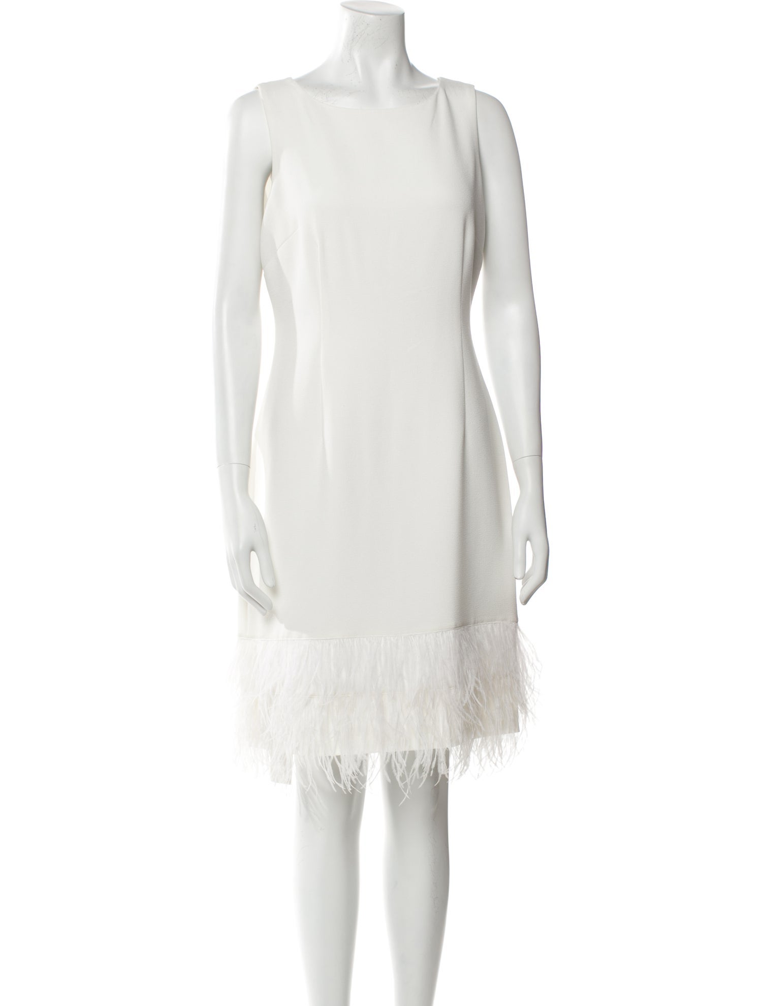 Karl Lagerfeld Bateau Neckline Knee-Length Dress