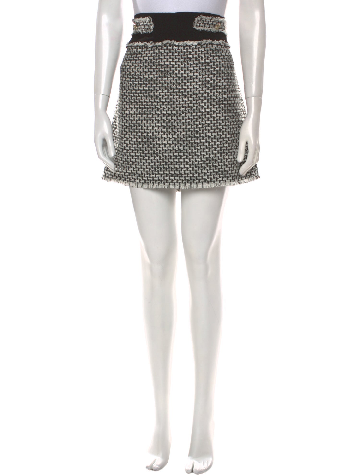 Karl Lagerfeld Printed Mini Skirt