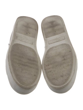 Karl Lagerfeld Leather Studded Accents Sneakers