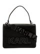 Karl Lagerfeld Leather Top Handle Bag
