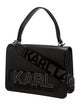 Karl Lagerfeld Leather Top Handle Bag