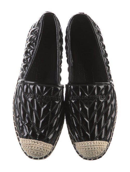 Karl Lagerfeld Patent Leather Espadrilles