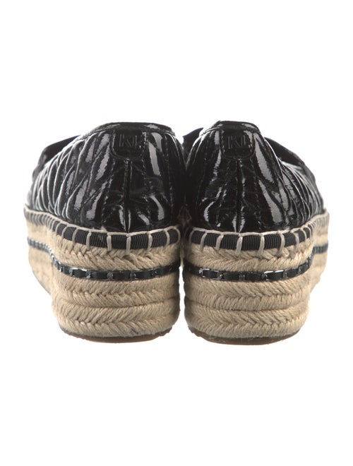 Karl Lagerfeld Patent Leather Espadrilles