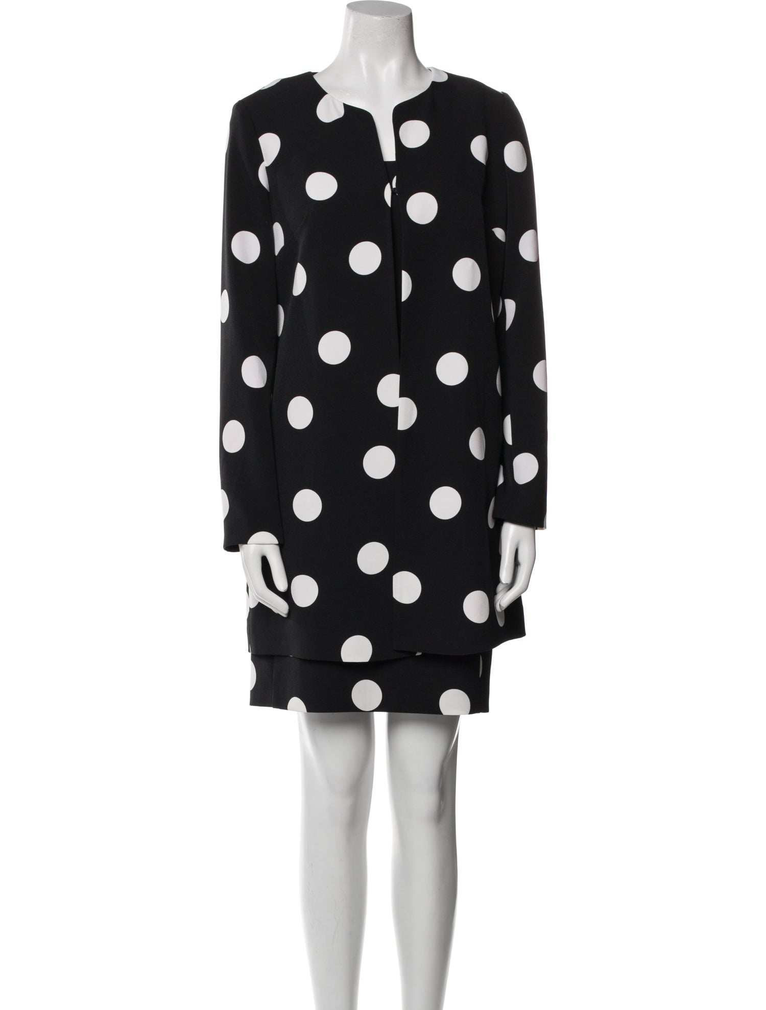 Karl Lagerfeld Vintage Polka Dot Print Dress Set
