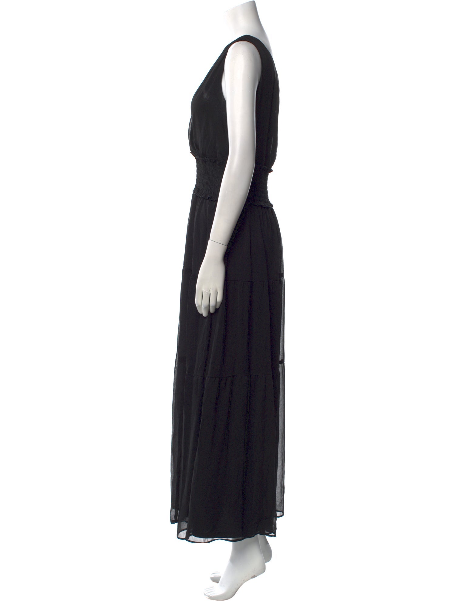 Karl Lagerfeld V-Neck Long Dress