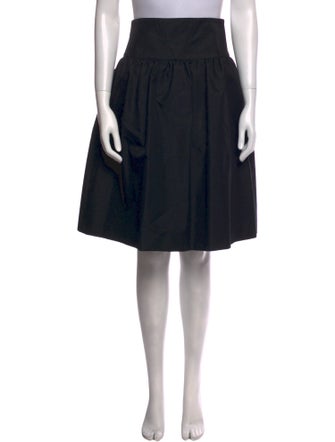 Lagerfeld Pleated Accents Knee-Length Skirt