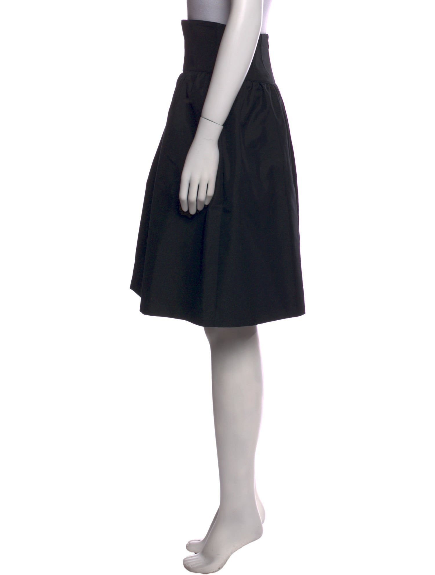 Lagerfeld Pleated Accents Knee-Length Skirt