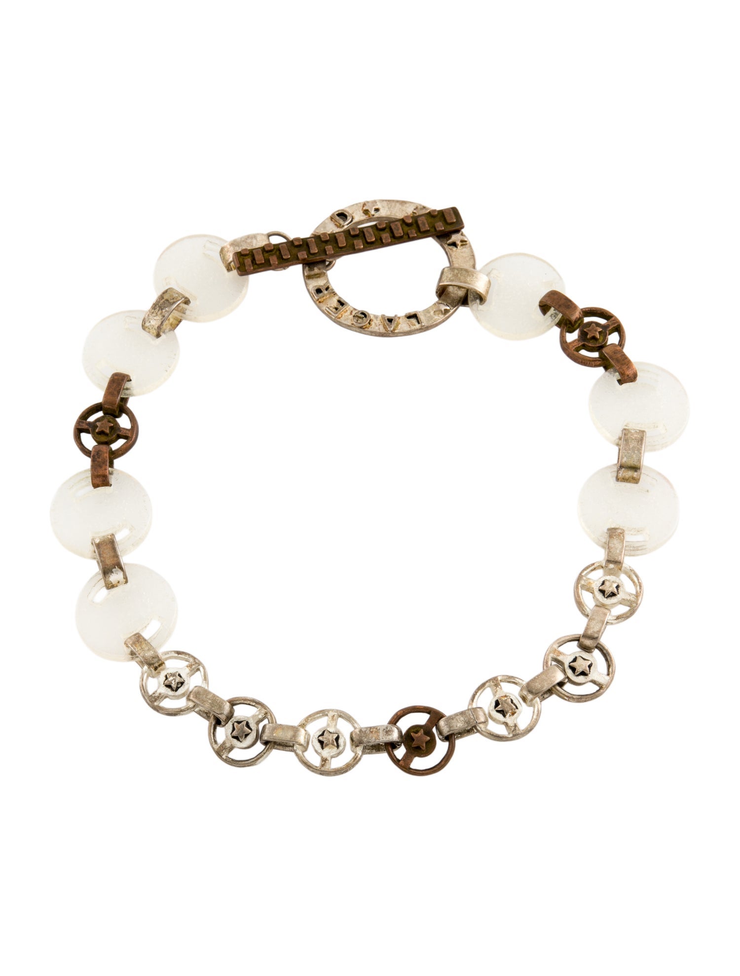 Karl Lagerfeld Resin Link Necklace