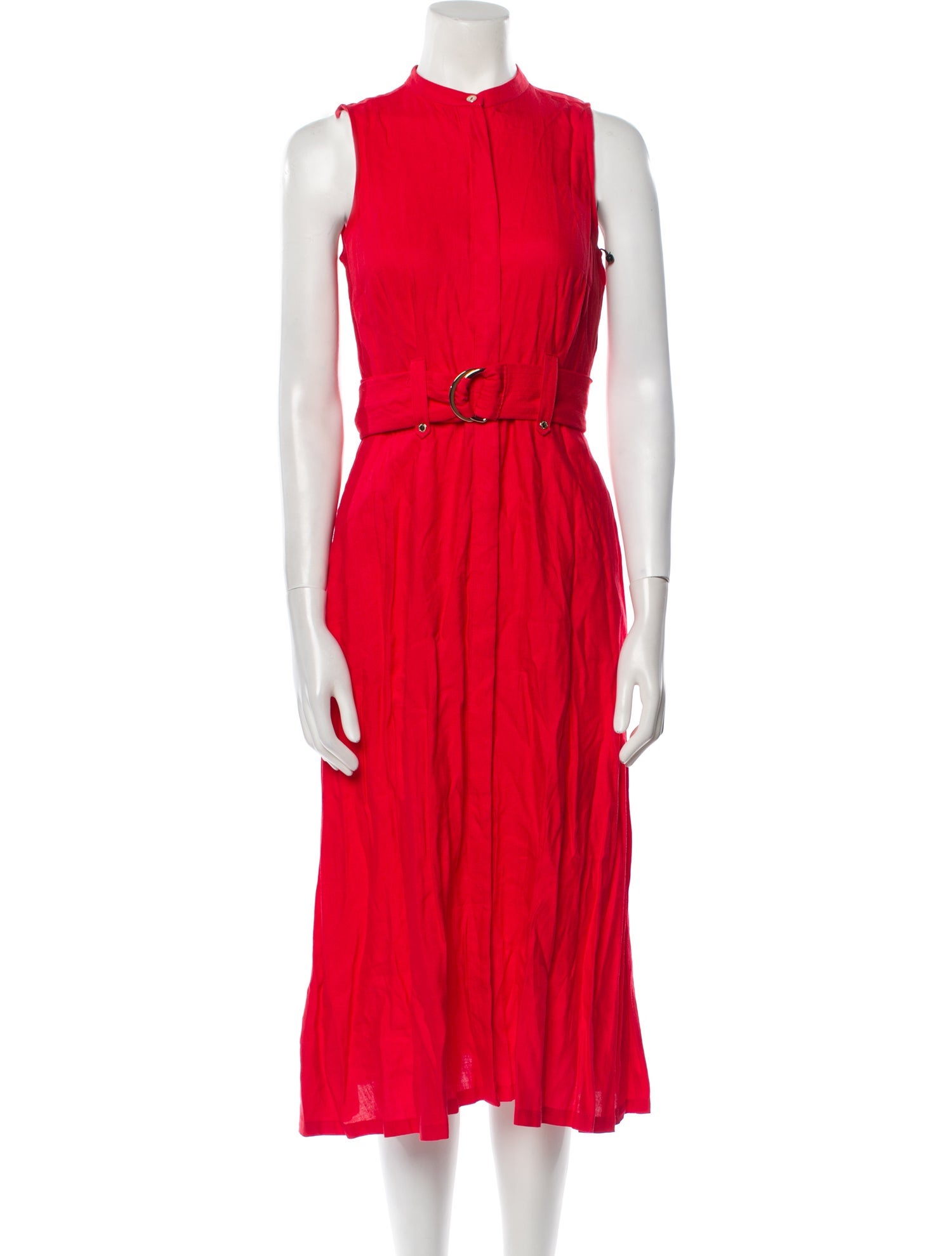 Karl Lagerfeld Mock Neck Midi Length Dress
