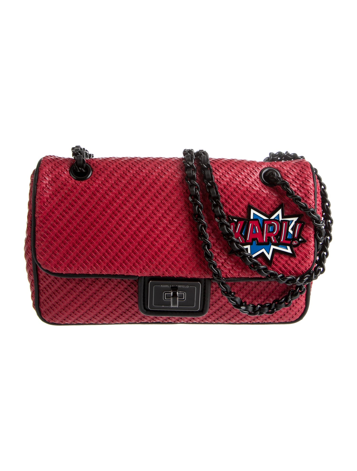 Karl Lagerfeld Leather Shoulder Bag