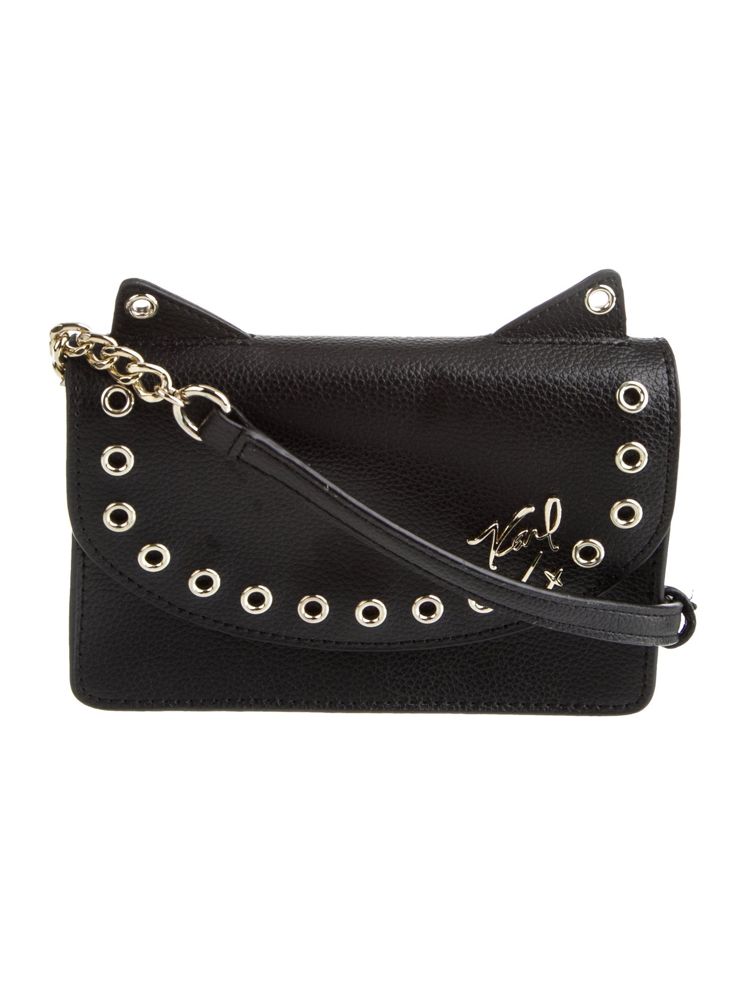 Karl Lagerfeld Leather Crossbody Bag