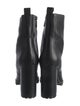 Karl Lagerfeld Leather Crystal Embellishments Lace-Up Boots