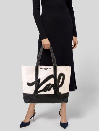 Karl Lagerfeld Canvas Tote