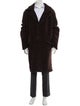 Karl Lagerfeld Houndstooth Print Overcoat