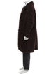 Karl Lagerfeld Houndstooth Print Overcoat
