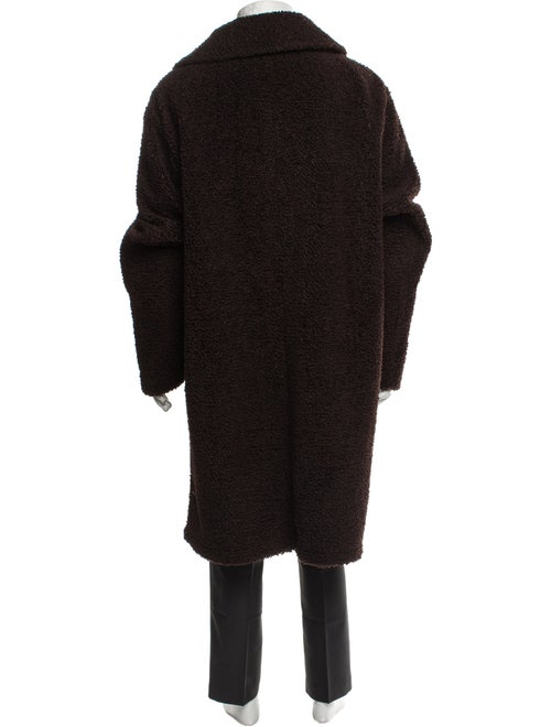 Karl Lagerfeld Houndstooth Print Overcoat