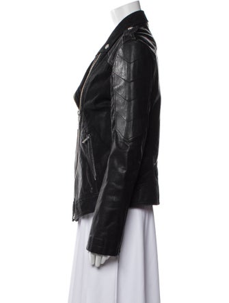Karl Lagerfeld Goat Leather Biker Jacket