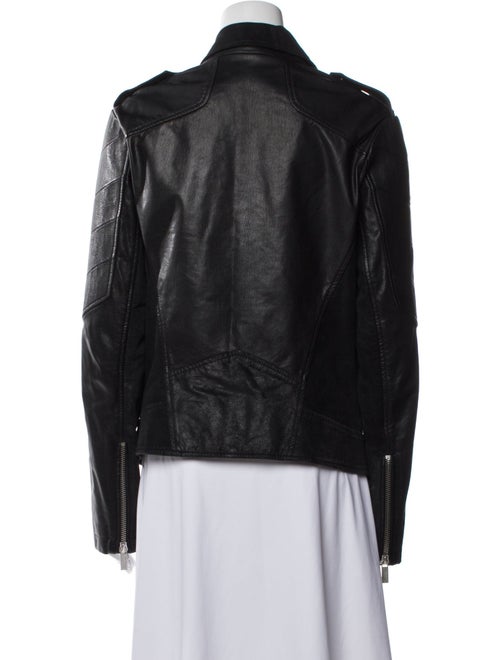 Karl Lagerfeld Goat Leather Biker Jacket