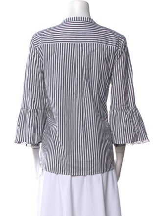 Karl Lagerfeld Striped Crew Neck Top