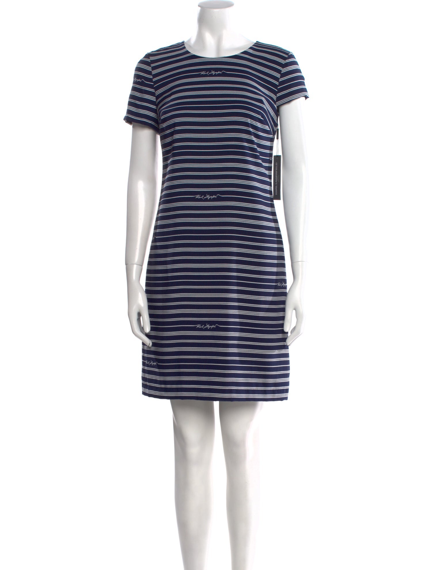 Karl Lagerfeld Striped Mini Dress w/ Tags