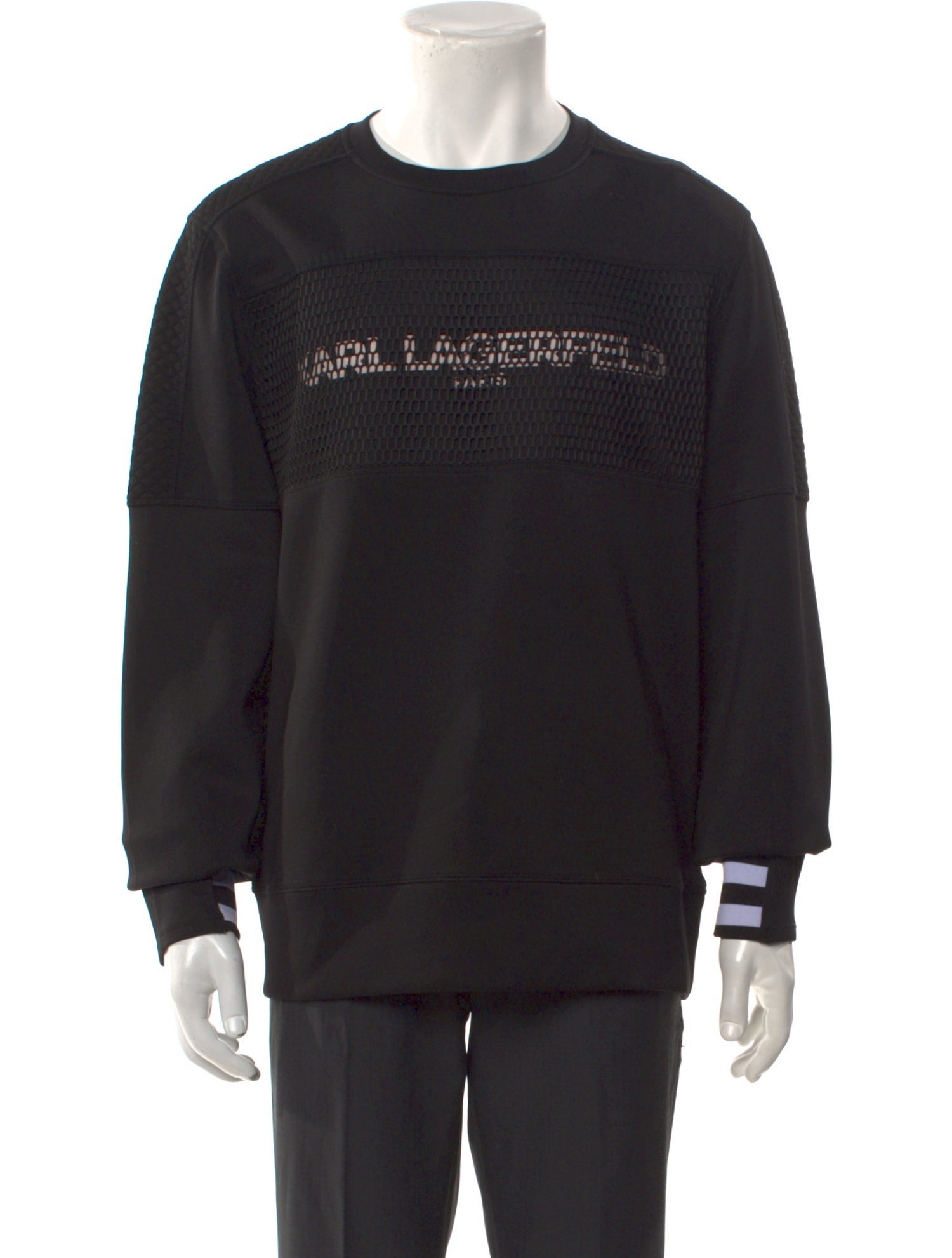 Karl Lagerfeld Graphic Print Crew Neck Sweatshirt