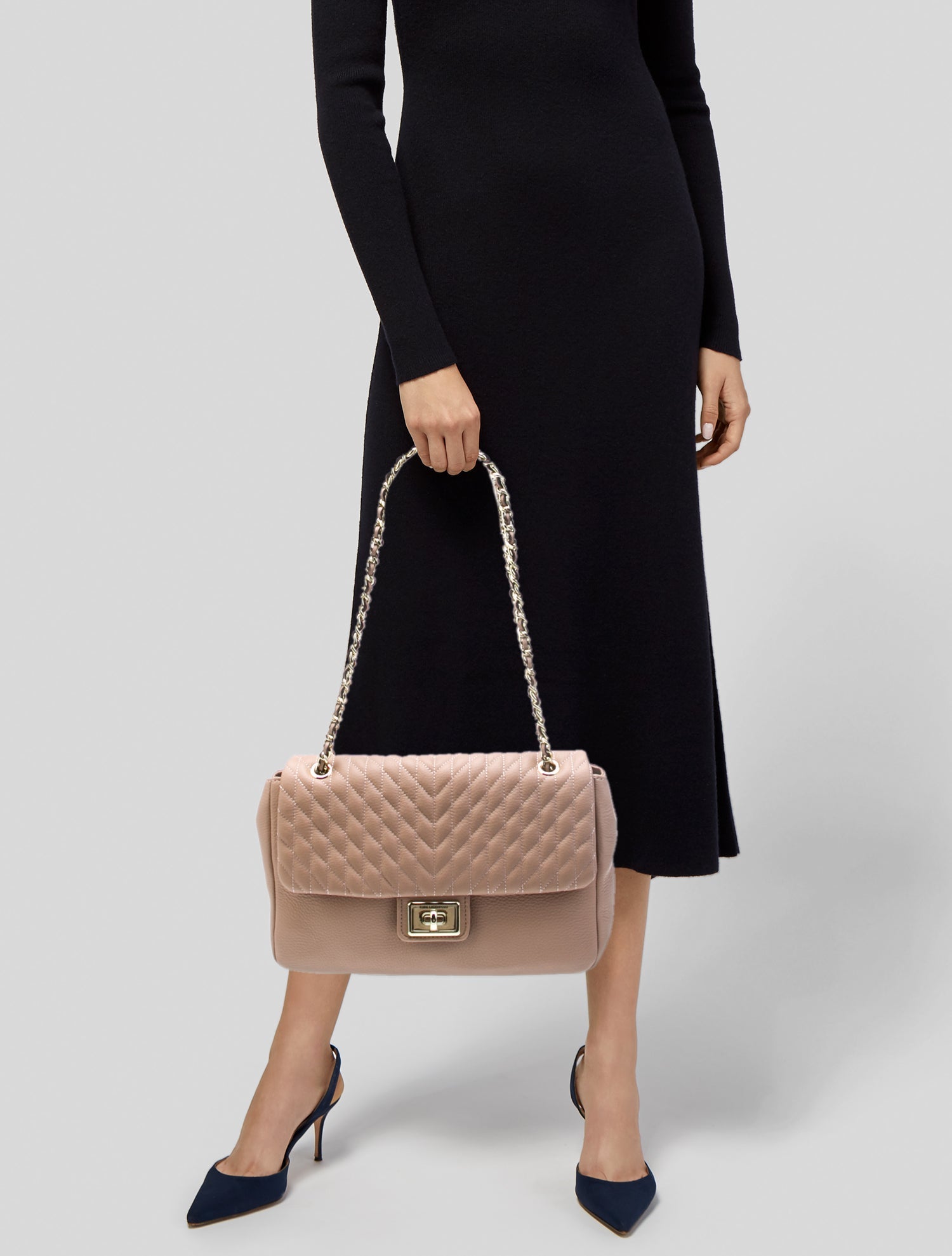 Karl Lagerfeld Quilted Shoulder Bag w/ Tags