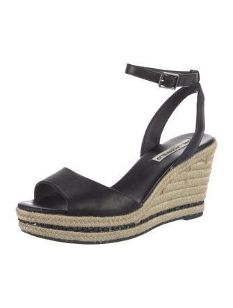 Karl Lagerfeld Leather Espadrilles
