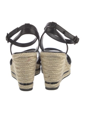 Karl Lagerfeld Leather Espadrilles