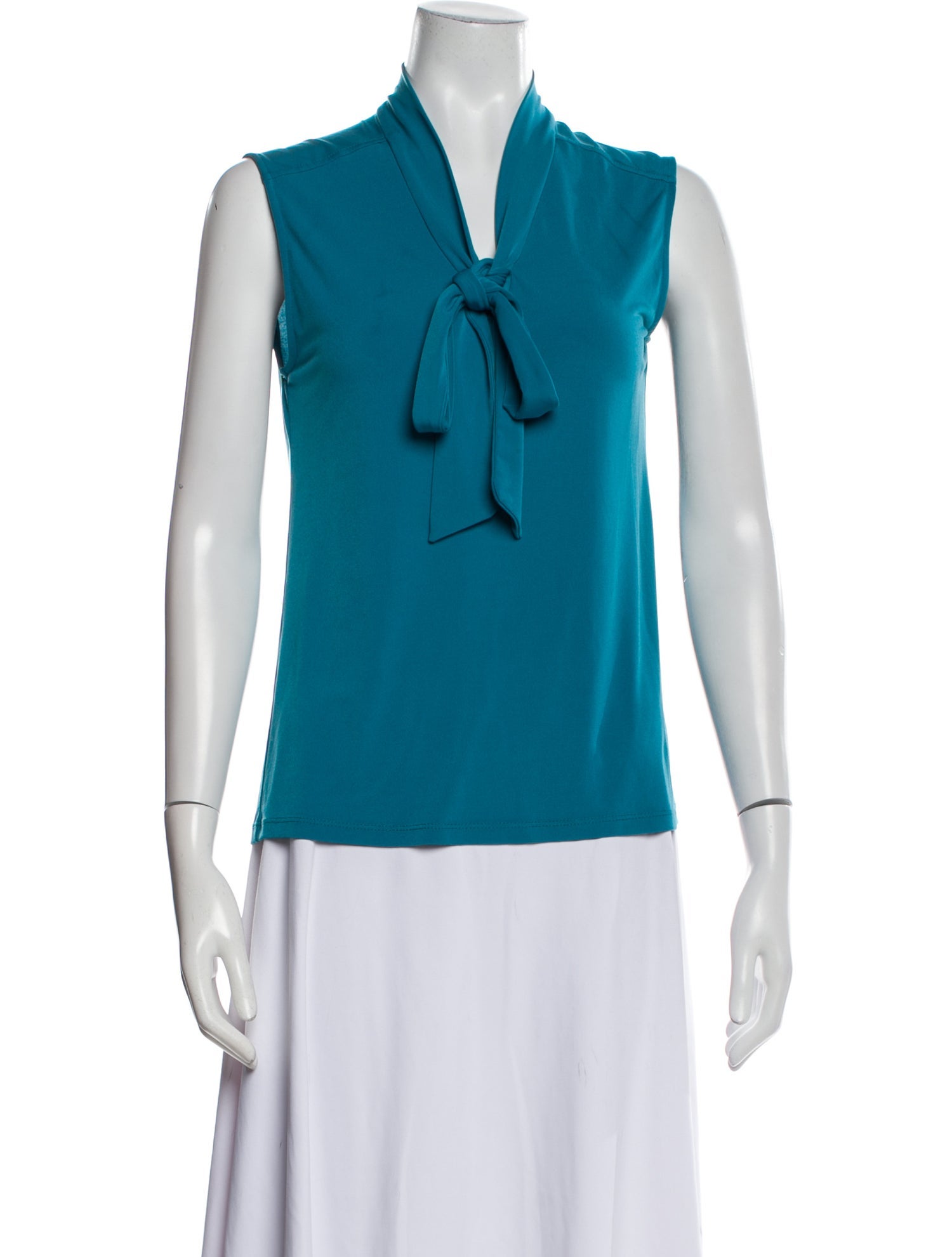 Karl Lagerfeld V-Neck Sleeveless Blouse