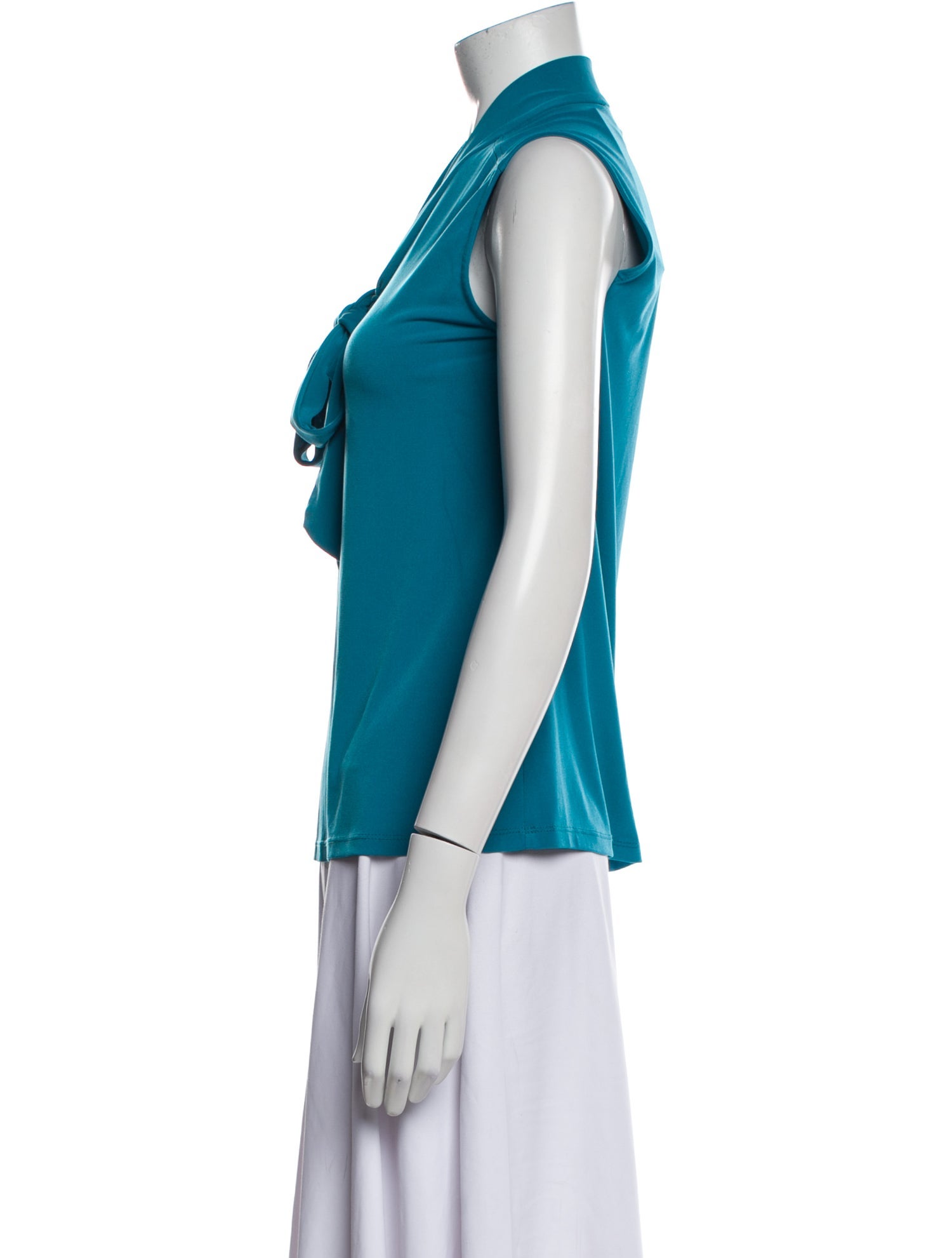 Karl Lagerfeld V-Neck Sleeveless Blouse