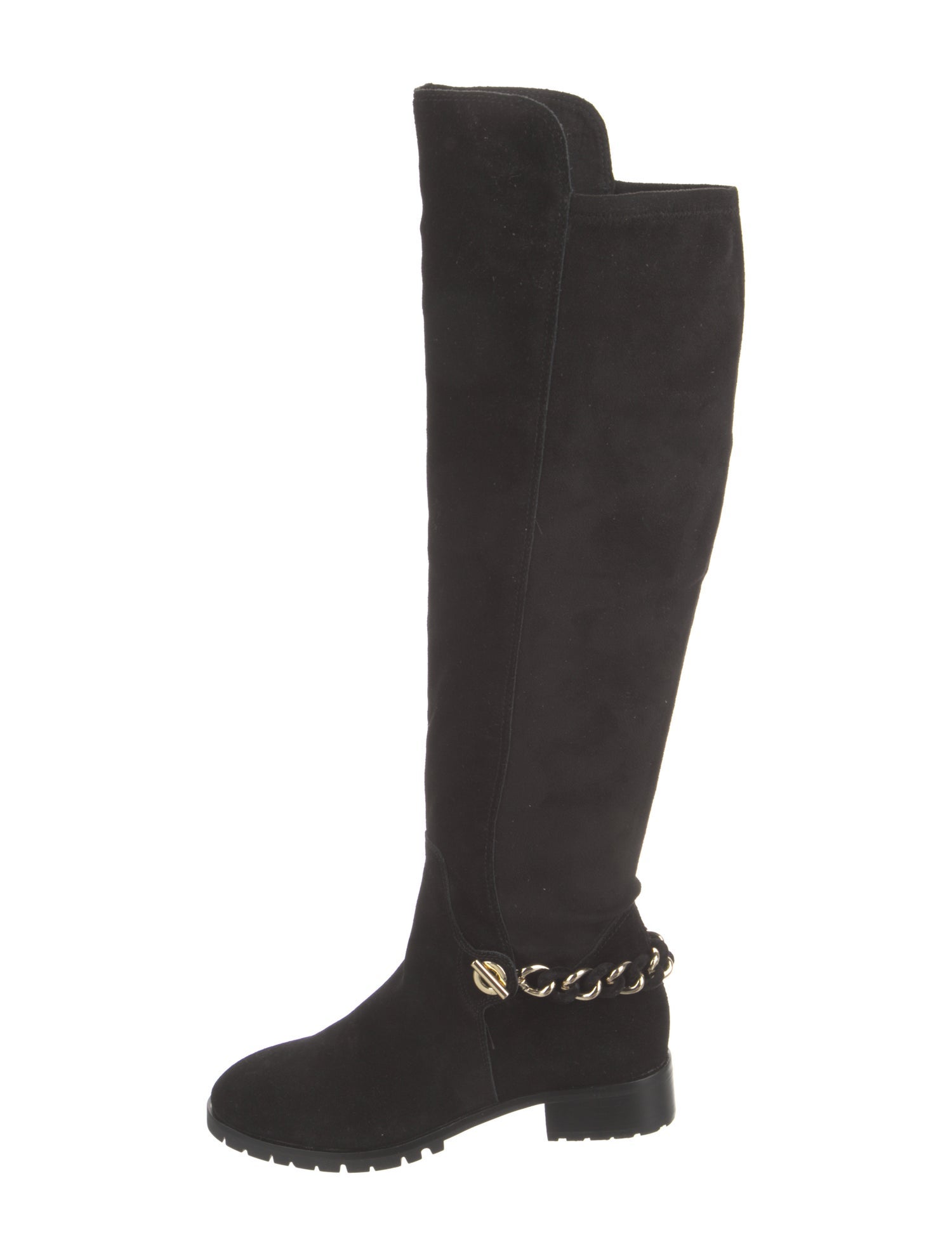 Karl Lagerfeld Suede Beaded Accents Boots w/ Tags