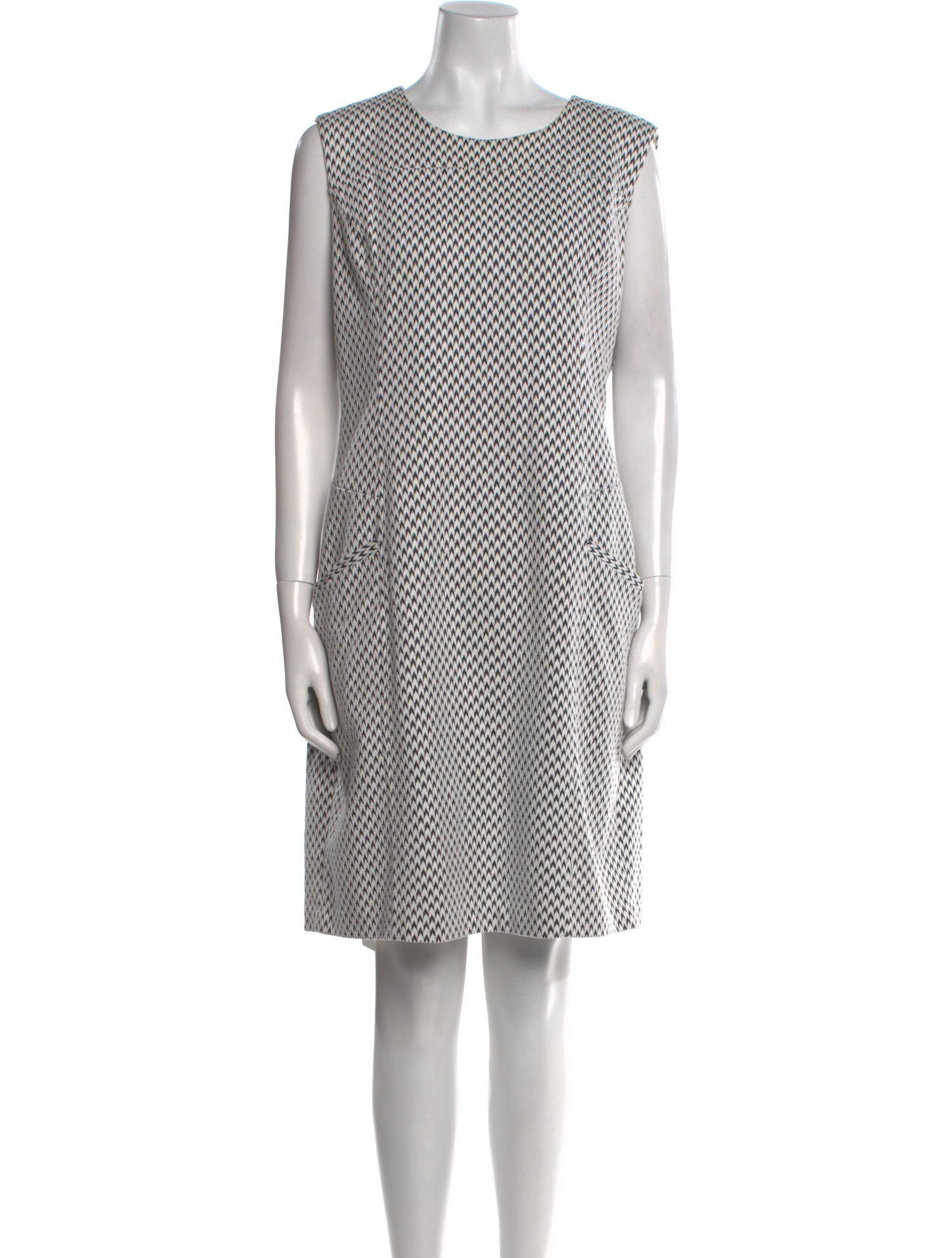 Karl Lagerfeld Printed Knee-Length Dress